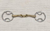 5.25" Wilkie / bevel snaffle, verbindend lozenge mouthpiece (3059)