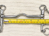 5.25" Fylde weymouth bit, sliding cheek / short shank (2962)