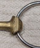 5" Loose ring sleeved lozenge snaffle (3002)