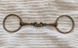 5" Loose ring lozenge / training snaffle (gold) (2973)