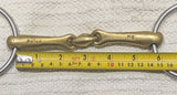 5.5" Neue schule tranz angle lozenge loose ring snaffle (2837)