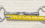 4.75" Wilkie / bevel french link snaffle, (2657)