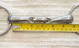 5.25" Loose ring snaffle, centre revolver lozenge mouthpiece (3114)