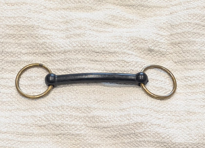 4.5" In Hand Nylon Snaffle Bit (2928)