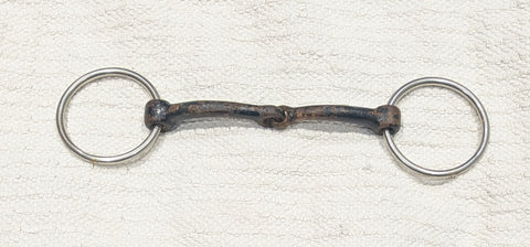 5.75" JP Korsteel Sweet Iron Curved Snaffle Bit  (2720)