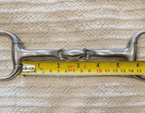 5.25" Eggbutt Small Ring Bradoon Lozenge Snaffle (3074)