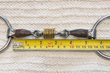 1 5" Sweet Iron Copper Roller Snaffle Bit
