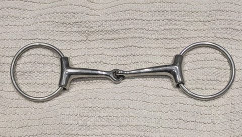 5.5" Loose ring sleeved snaffle, single joint (2666)