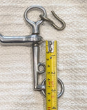 5.5" / 5.75" Double bits, sliding cheek weymouth / bradoon snaffle (2925)