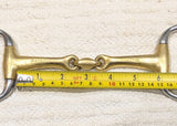 5.75" Neue schule Tranz Angled Lozenge Eggbutt Snaffle Bit (2621)