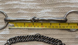 6" / 6.25" Double bits, sliding cheek weymouth / bradoon snaffle (3083)