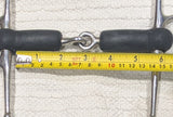 5.5" Full cheek single jointed rubber snaffle (2776)