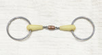 5.25" / 13.5 Happy Mouth Double Jointed Copper Roller Snaffle Bit (2717)