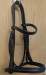 Pony Snaffle Bridle. Black. (BR4)