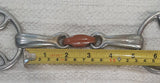 5" Wilkie / bevel snaffle with copper lozenge mouthpiece (1922)