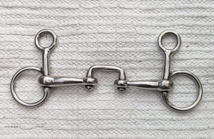 5.5" Abbey fillis ported hanging cheek snaffle bit (1549)