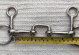 5.5" Abbey fillis ported hanging cheek snaffle bit (1549)