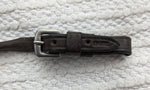 Sabre English Leather Lip Strap.  Brown (LS02)